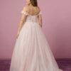 Elegant Custom Wedding Dress – Lace, Bows & 3D Florals