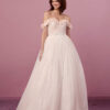 Elegant Custom Wedding Dress – Lace, Bows & 3D Florals
