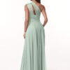 Elegant Bridesmaid Dress – Pleated Mesh & One-Shoulder Design