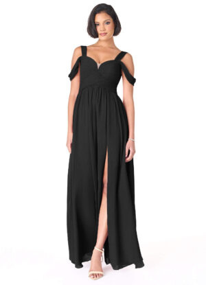 Elegant Bridesmaid Dress – Off Shoulder & Slit