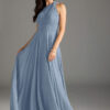 One Shoulder Bridesmaid Dress – Pleated A-Line Gown