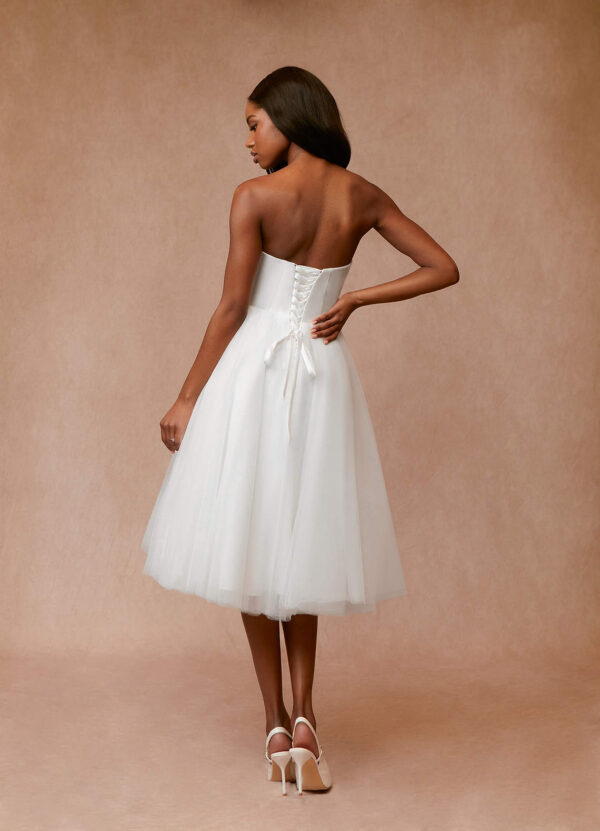 Chic A-Line Custom Wedding Dress – Sweetheart & Spaghetti Straps
