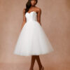 Chic A-Line Custom Wedding Dress – Sweetheart & Spaghetti Straps