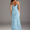 Mermaid Bridesmaid Dress – Cowl Neck & Leg Slit