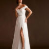 Elegant Custom Wedding Dress – Beaded, Sequins & Off-The-Shoulder