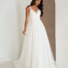 Elegant Custom Wedding Dress – Lace & 3D Florals