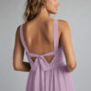 Elegant Bridesmaid Dress – Chiffon, A-Line, Leg Slit & V-Neck
