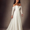 Vintage A-Line Wedding Dress with Lace & Sweetheart Neckline