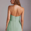 Elegant Custom Bridesmaid Dress – Convertible Straps & Leg Slit