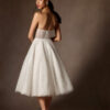 Chic Custom Wedding Dress – Sweetheart Neckline & Beaded Detail