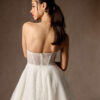 Chic Custom Wedding Dress – Sweetheart Neckline & Beaded Detail