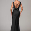 Elegant Custom Bridesmaid Dress – Cowl Neck & Mermaid Silhouette