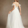 Vintage A-Line Wedding Dress with Lace & Sequins – Romantic V-Neck Design