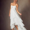 Boho Beach Wedding Dress with Sweetheart Neckline
