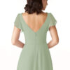 Custom Bridesmaid Dress – V-Neck & Leg Slit