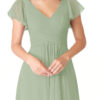 Custom Bridesmaid Dress – V-Neck & Leg Slit