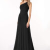 One-Shoulder Chiffon Bridesmaid Dress – A-Line Fit