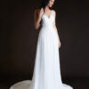 Vintage Chic Wedding Dress with Embroidered Lace and Beaded Sequins