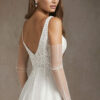 legant V-Back A-Line Wedding Dress with Lace & Sequins