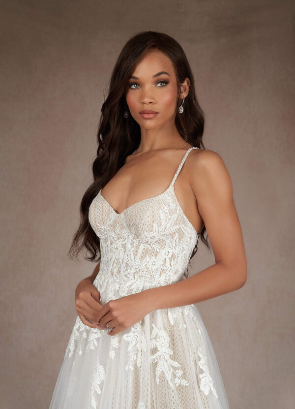 Elegant Custom Wedding Dresses – Sweetheart Neckline & Corset Back