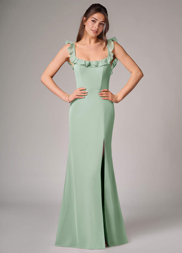 Convertible Bridesmaid Dress – Ruffles & Mermaid Fit