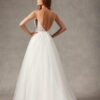 Sparkly Custom Wedding Dress – V-Neck & Sequins