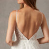 Sparkly Custom Wedding Dress – V-Neck & Sequins
