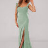 Sweetheart Custom Bridesmaid Dress – Bow Back & Slit