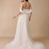 Sparkly Custom Wedding Dresses – Off the Shoulder, Beaded & Romantic