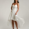 Elegant Custom Wedding Dresses with Lace & V Back – Fast Delivery