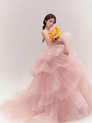 Fairy Tiered A-Line Gown
