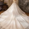 Sequin Strapless A-Line Gown