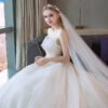 Strapless Court Train Gown