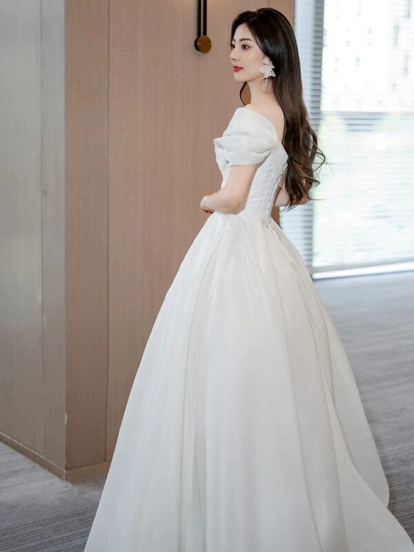 French Off-Shoulder Gown