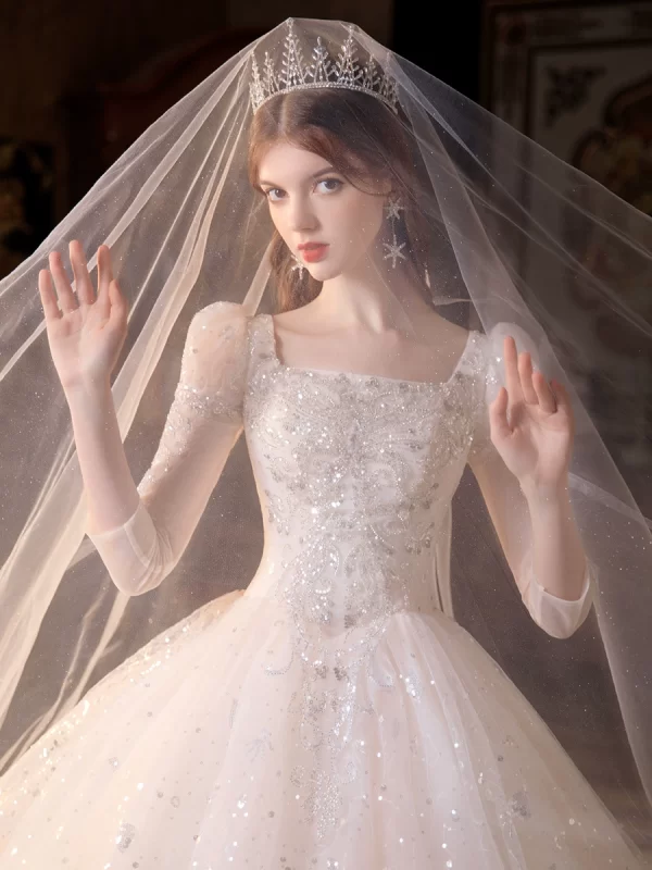 French Princess Forest Gown