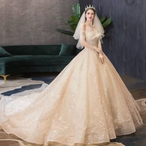 Starry Off-Shoulder Fairy Gown