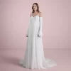 Sweetheart A-line Chiffon Wedding Dress