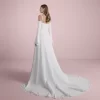 Sweetheart A-line Chiffon Wedding Dress