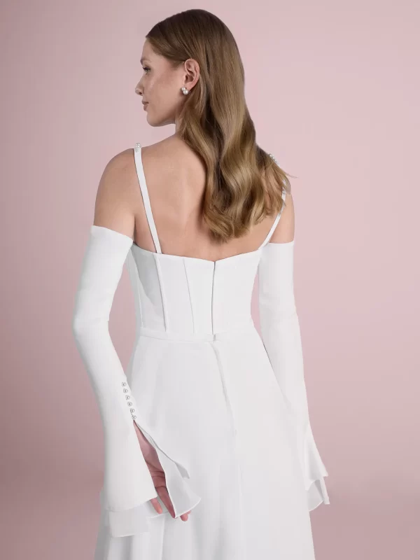 Sweetheart A-line Chiffon Wedding Dress