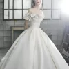 Off Shoulder Satin Gown