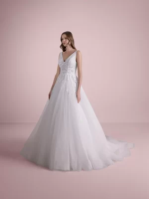Sweetheart Princess Tulle Wedding Dress