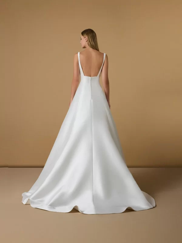 Sweetheart A-line Mikado Wedding Dress