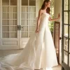 Strapless A-line Mikado Wedding Dress