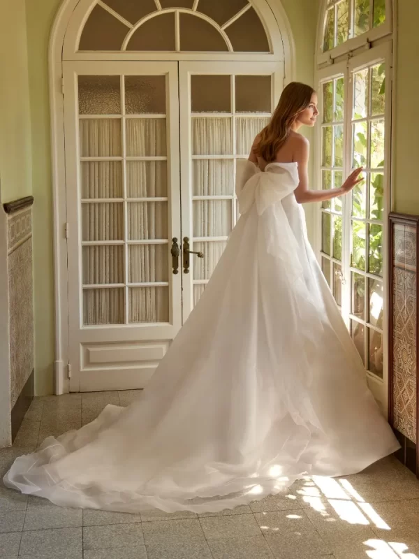 Strapless A-line Mikado Wedding Dress