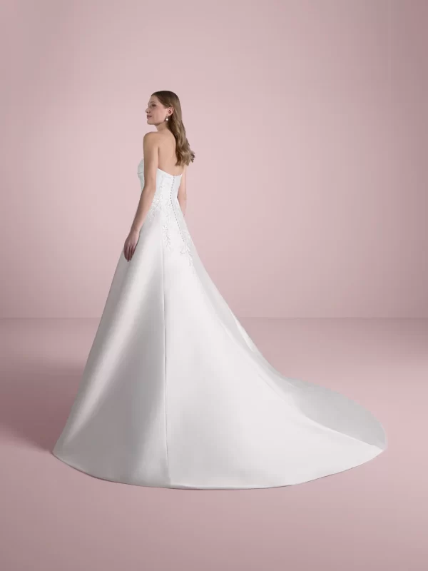 Sweetheart A-Line Mikado Wedding Dress
