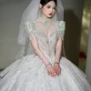 Sequin Beaded French Gown