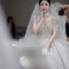 Sequin Beaded French Gown