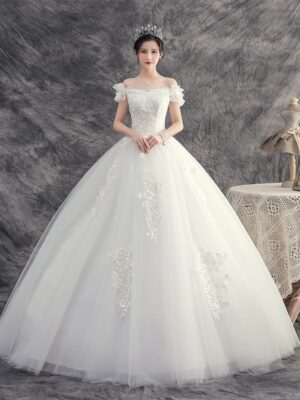 Off Shoulder Bridal Gown