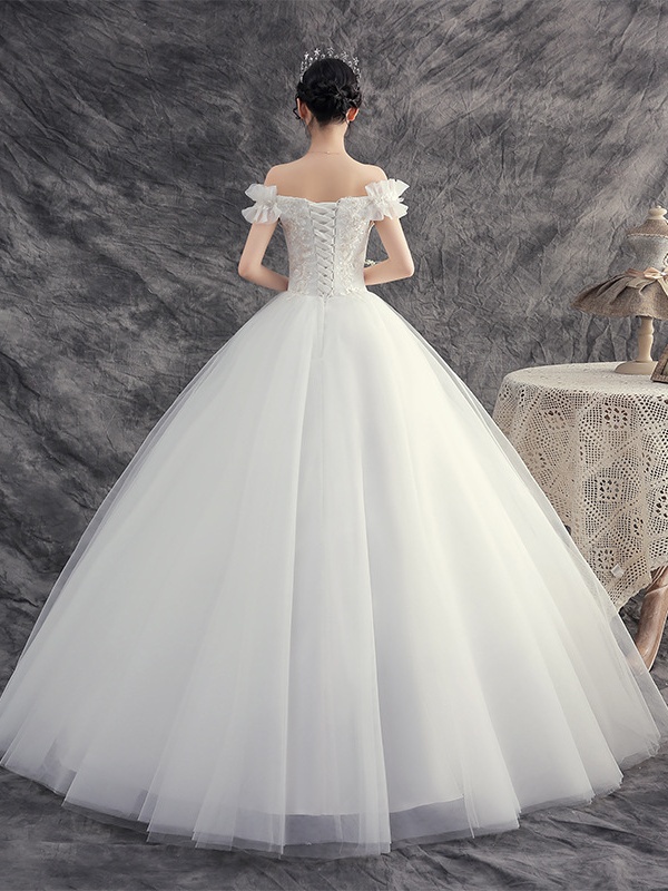 Off Shoulder Bridal Gown