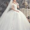 Off Shoulder Bridal Gown